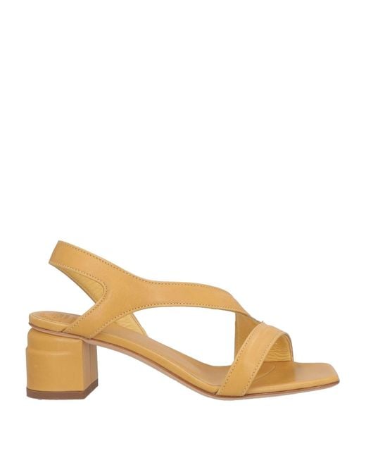 Officine Creative Natural Sandals Leather
