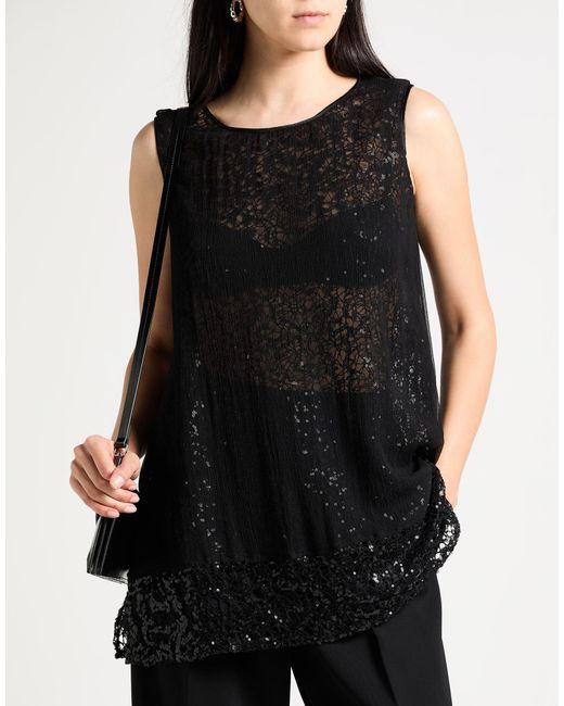 Aspesi Black Top Silk