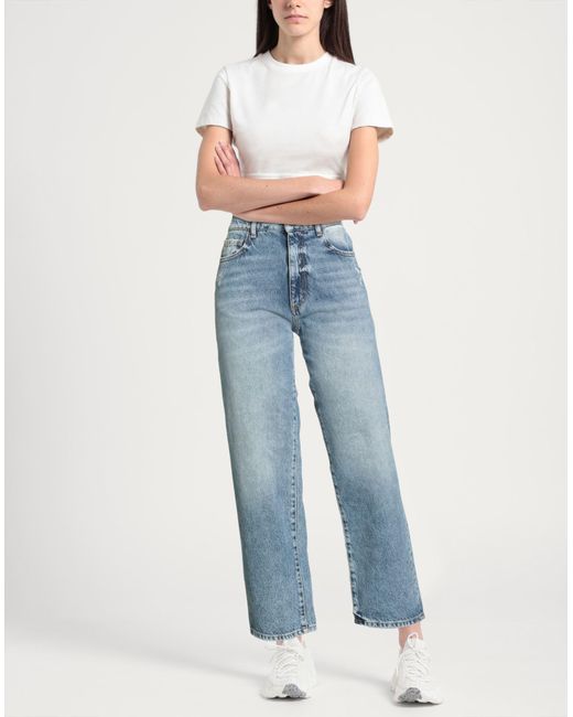 ICON DENIM Blue Jeans Cotton