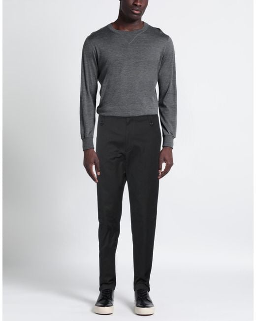 McQueen Black Pants for men
