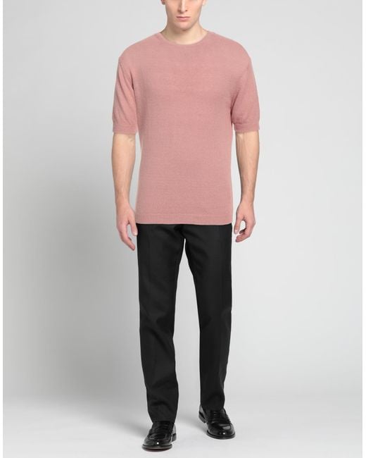 FILIPPO DE LAURENTIIS Pink Jumper for men