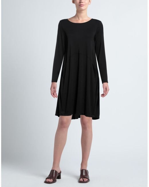 Diana Gallesi Black Midi-Kleid
