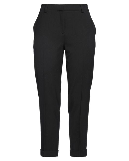 Antonelli Black Pants Polyester, Virgin Wool, Elastane