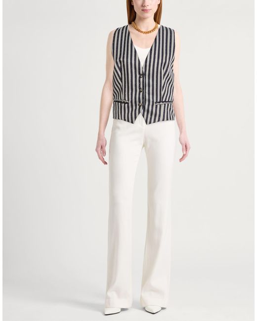 ViCOLO Black Tailored Vest Polyester