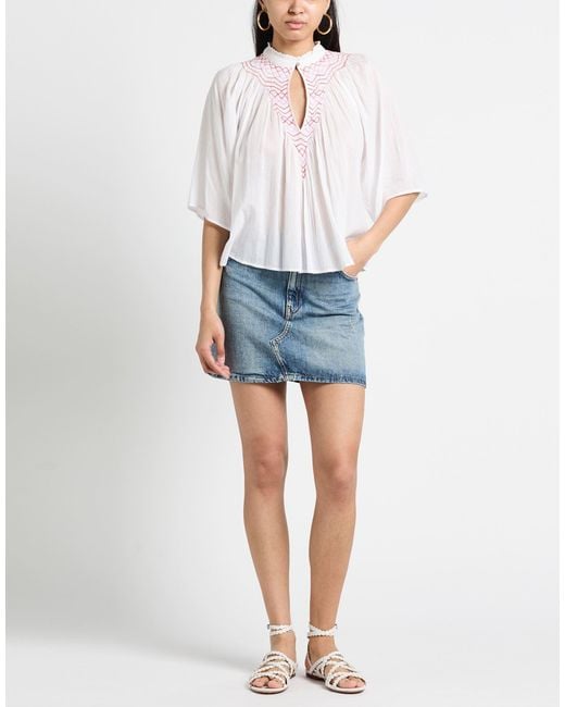 Antik Batik White Top Cotton