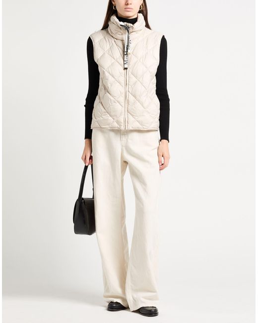 Max Mara White Vest Polyamide