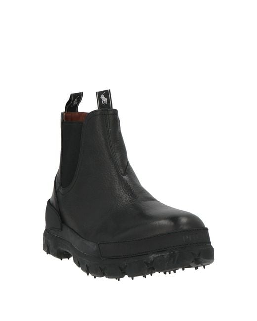 Polo Ralph Lauren Black Ankle Boots for men