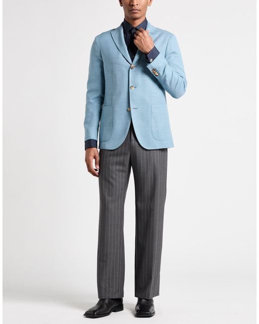 Boglioli Blue Blazer for men