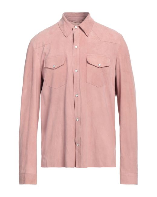 Salvatore Santoro Pink Shirt for men