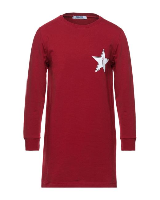 Cesare Paciotti Red Sweatshirt Cotton, Elastane for men