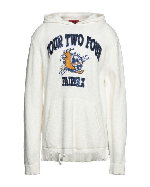 424 White Jumper for men