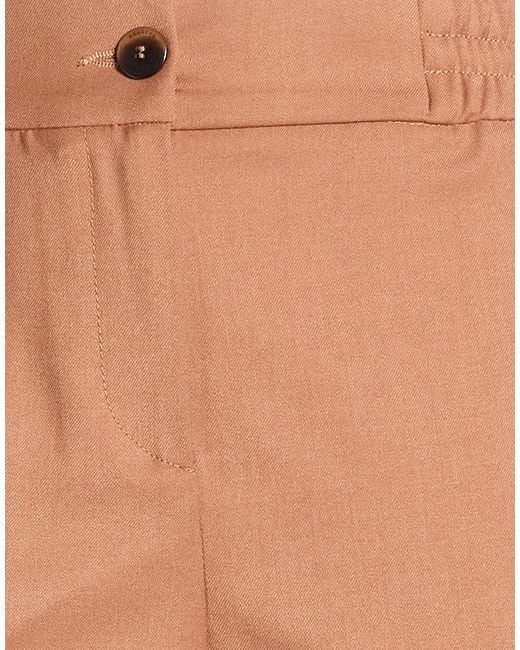 Nenette Natural Pants Polyester, Viscose, Elastane