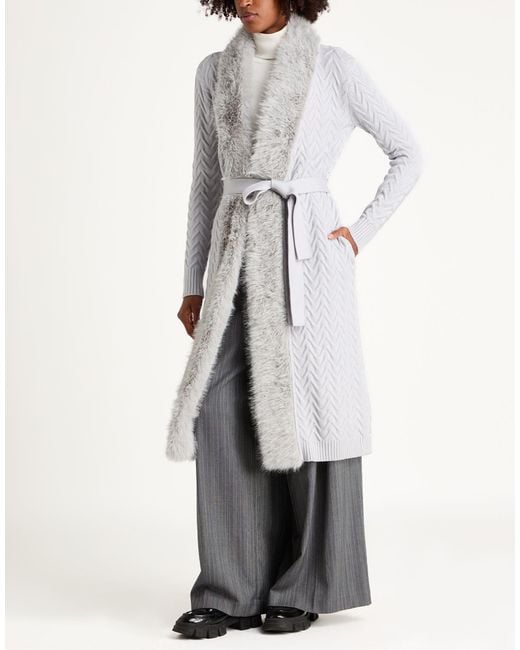 MARCIANO BY GUESS Gray Overcoat & Trench Coat