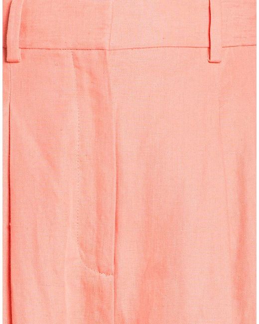 Theory Pink Pants Linen