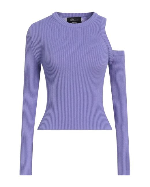 Blumarine Purple Sweater Viscose, Polyester