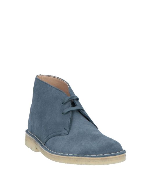Clarks Blue Ankle Boots