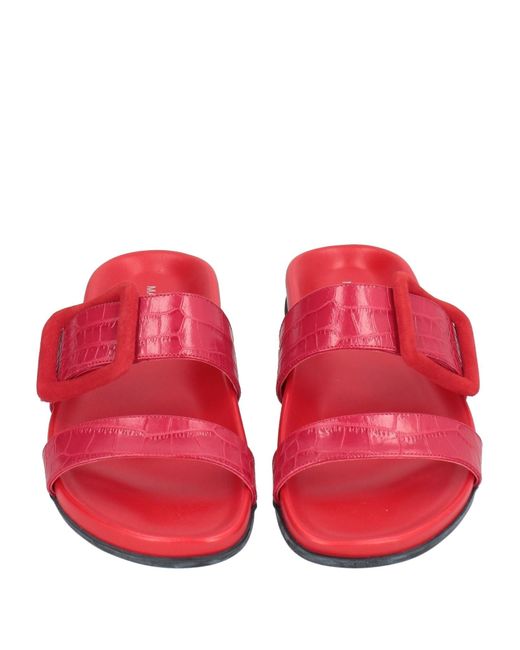 Manolo Blahnik Red Sandals