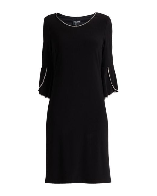 FRANK LYMAN Black Midi Dress