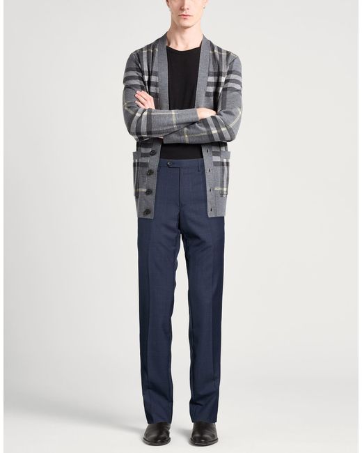 Lanvin Blue Pants Wool for men