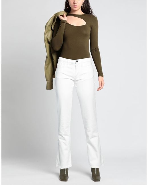 Alberta Ferretti White Pants