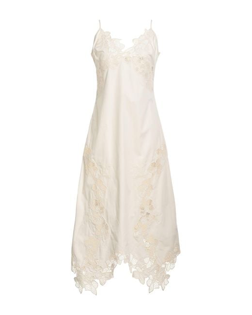 MARCIANO BY GUESS White Midi Dress