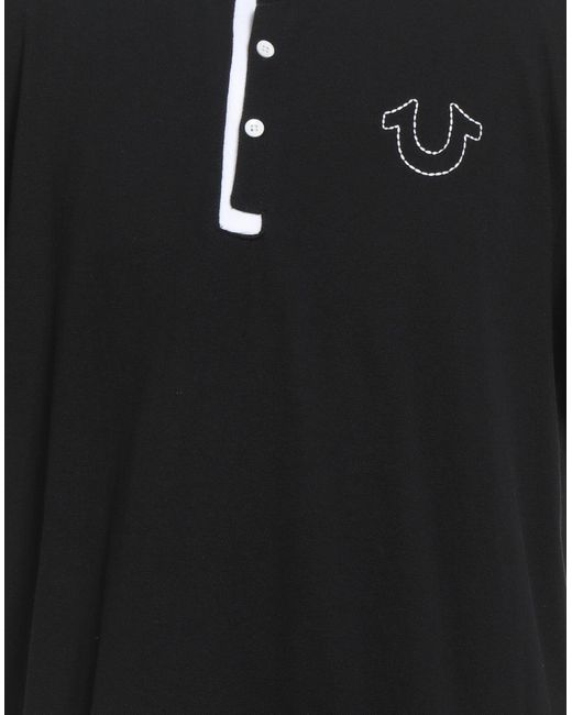 True Religion Black Polo Shirt for men