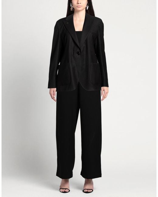 Gabriele Pasini Black Blazer Virgin Wool, Elastane