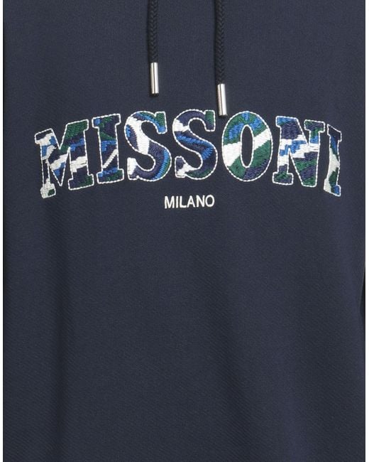 Missoni Blue Sweatshirt for men