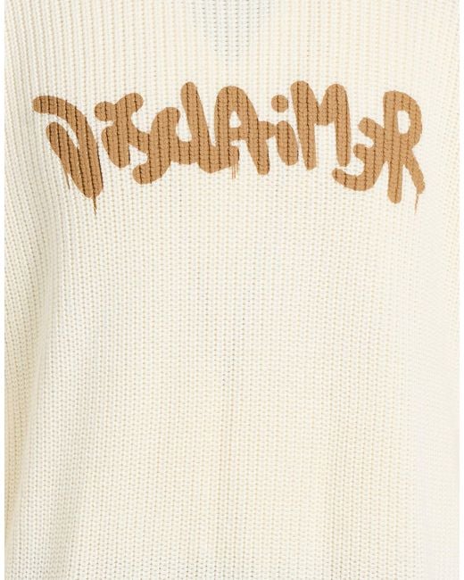 DISCLAIMER White Sweaters for men