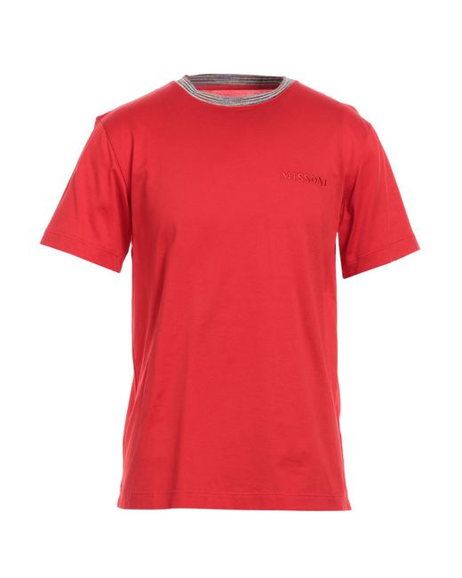 Missoni Red T-shirt for men