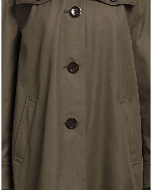 Herno Green Overcoat & Trench Coat
