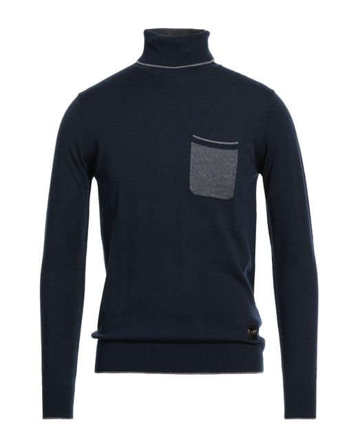 Roberto Cavalli Blue Turtlenecks for men