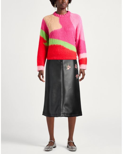 Jupe midi Vivetta en coloris Black