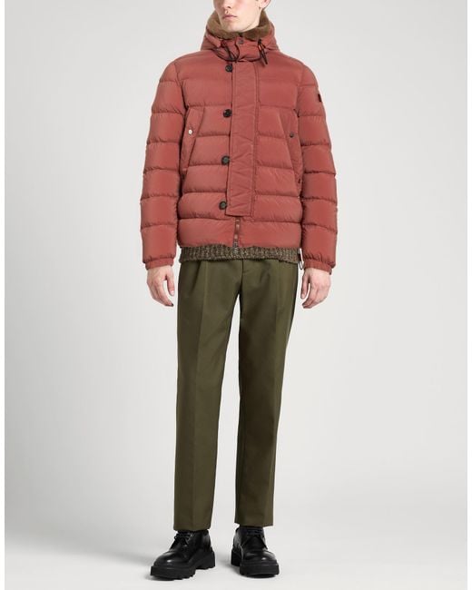 Peuterey Red Puffer Polyamide, Polyester, Shearling for men