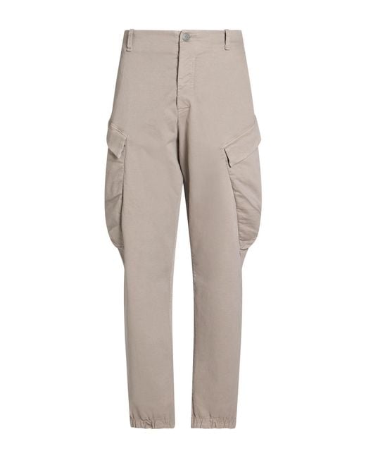 Transit Gray Lead Pants Cotton, Elastane for men