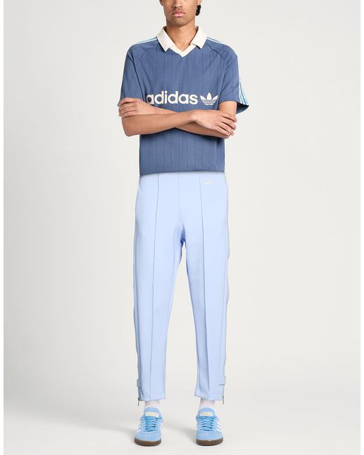 Nike Blue Pants Polyester, Elastane for men