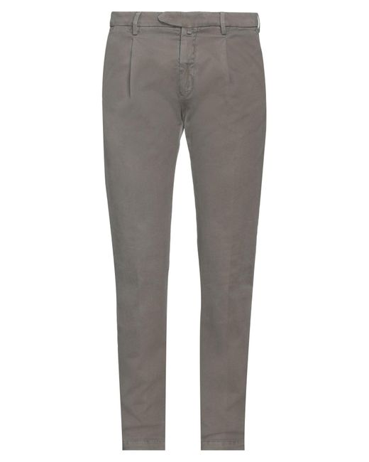 Luigi Borrelli Napoli Gray Pants for men
