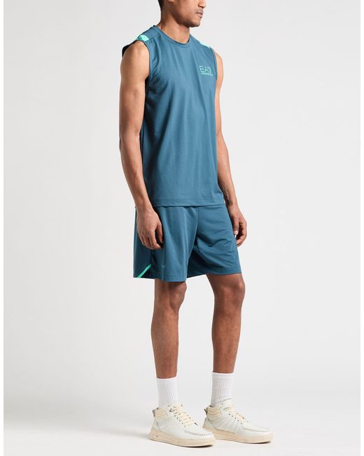 EA7 Blue Tracksuits for men