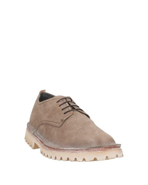 Moma Brown Lace-Up Shoes for men