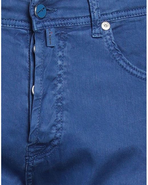 Kiton Blue Jeans Linen, Cotton, Elastane for men