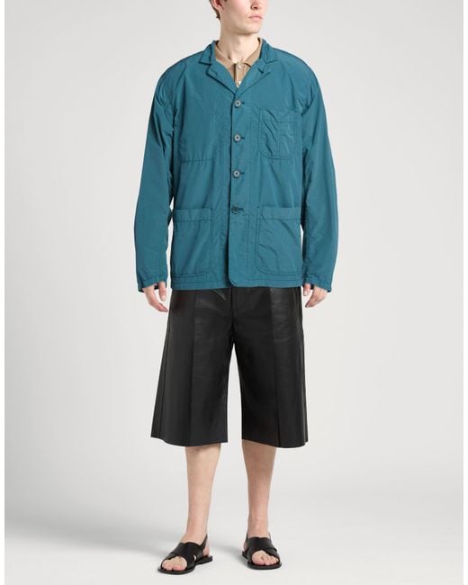 Aspesi Blue Deep Jacket Polyester, Polyamide for men