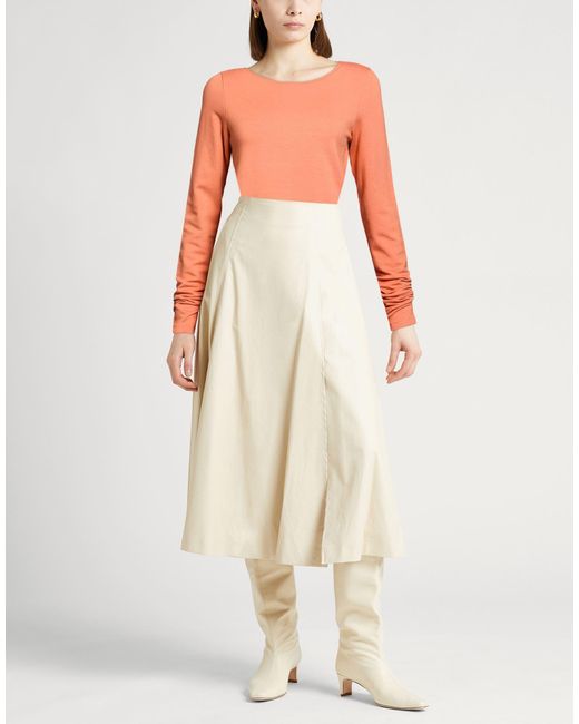 Majestic Filatures Orange T-Shirt Viscose, Elastane