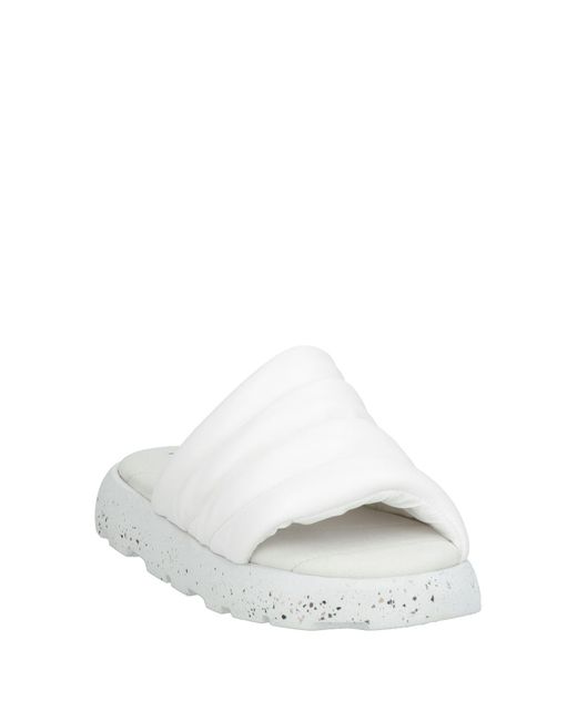 PIUMESTUDIO White Sandals Textile Fibers