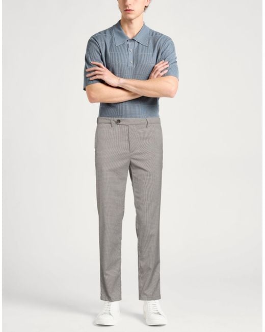White Sand Gray Pants for men