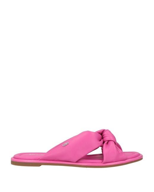 MICHAEL Michael Kors Pink Fuchsia Sandals Leather