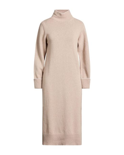 Eleventy Natural Midi Dress