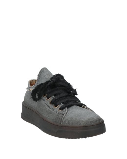 Uma Wang Black Sneakers Textile Fibers