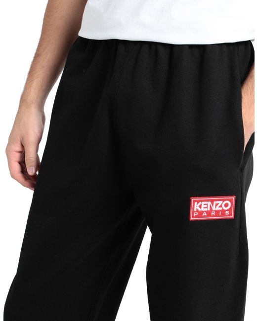 KENZO Black Trouser for men