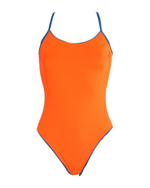 Twin Set Orange One-piece Swimsuit