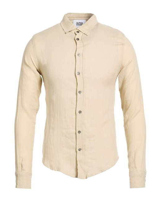 Alpha Studio Natural Shirt for men